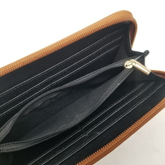 Mia K Collection Brown Faux Leather Wallet - Picture 9 of 14